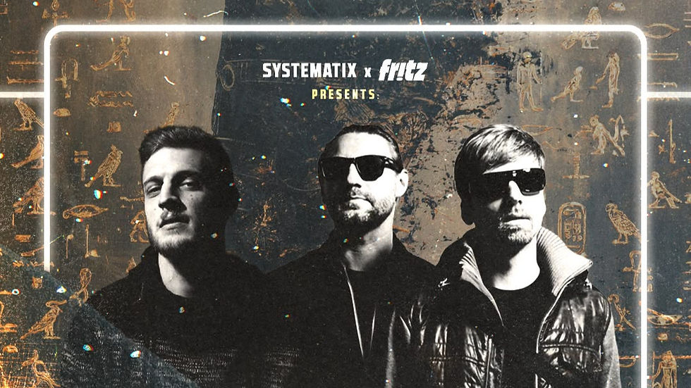Neonlight b2b Merikan // SYSTEMATIX x Fritz event poster