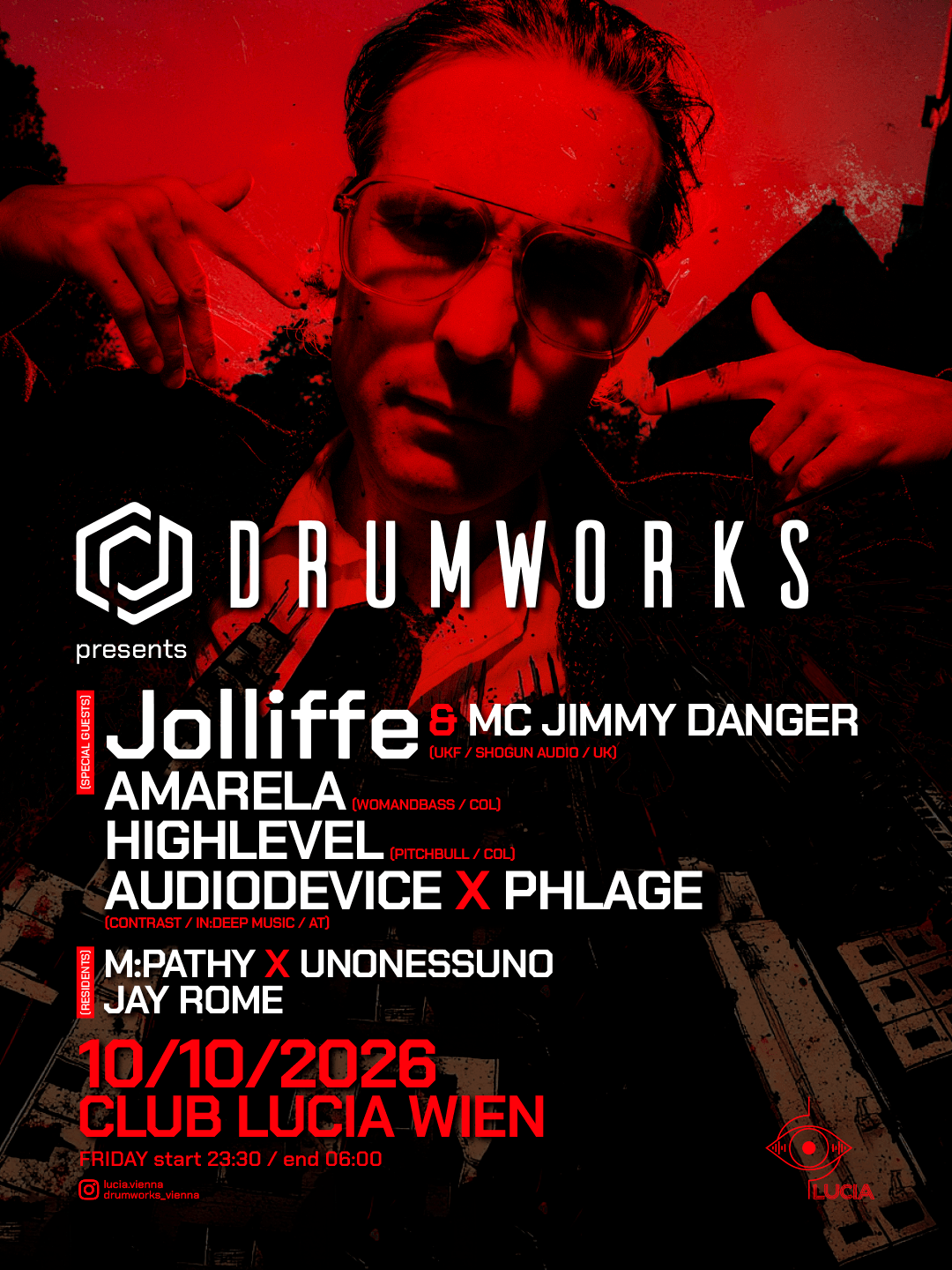 Drumworks event poster