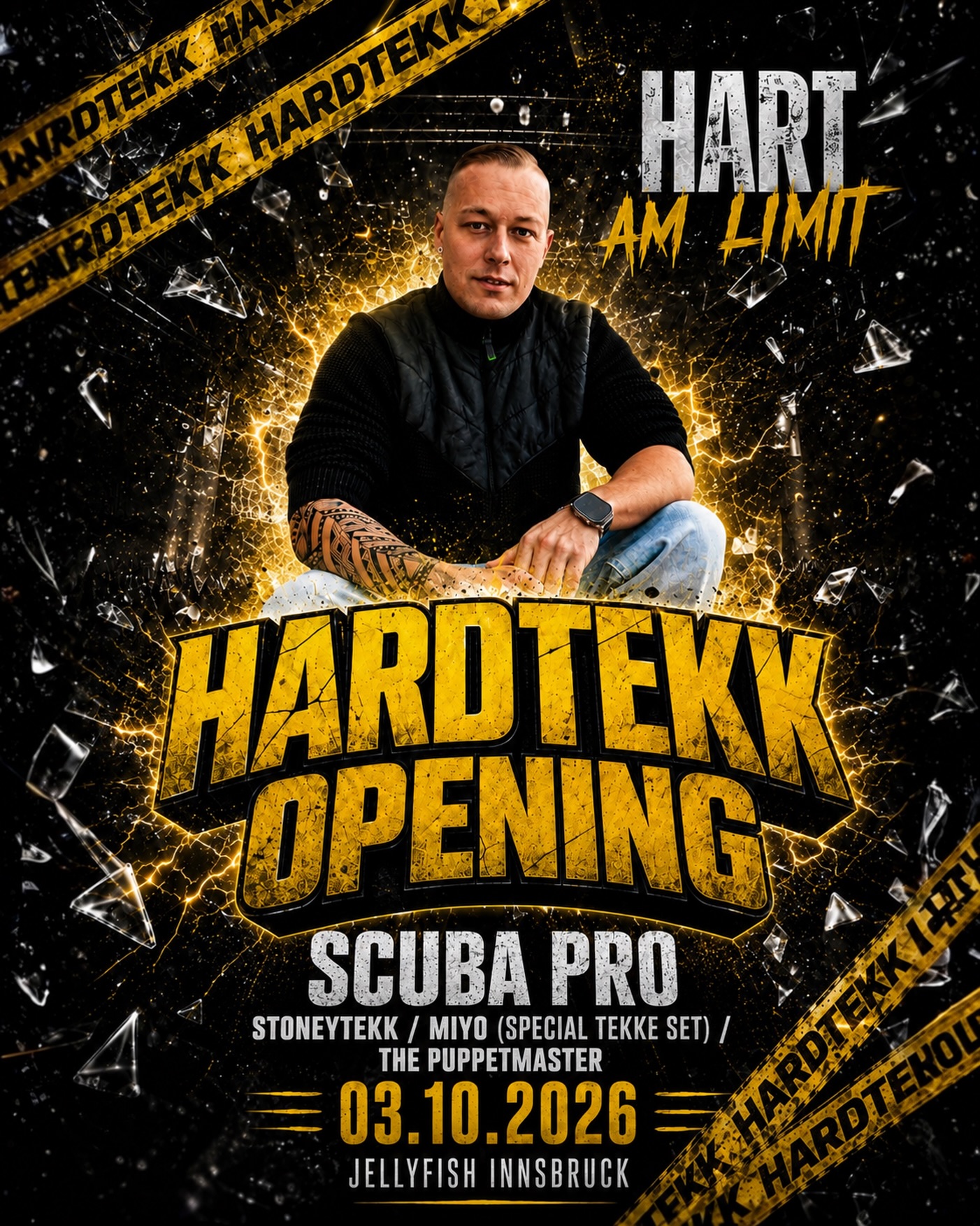 Hardtekk Season Opening w/ SCUBAPRO Veranstaltungsplakat