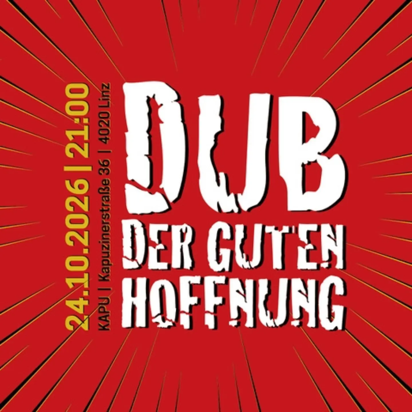 DUB VISION #13 - DUB DER GUTEN HOFFNUNG SOUNDSYSTEM event poster