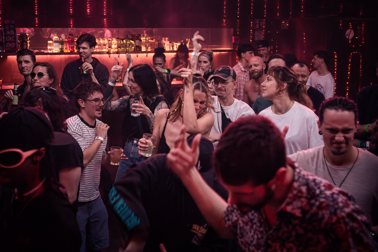 Menschen auf dem Groove Matters Dancefloor